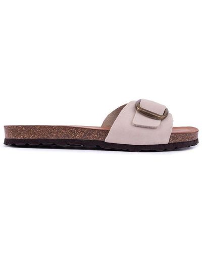 Sole Zeena Flat Sandals - Natural