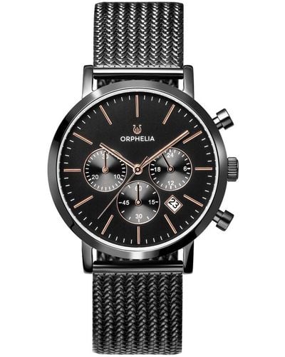 Orphelia Retro Watch Or82802 Stainless Steel - Black