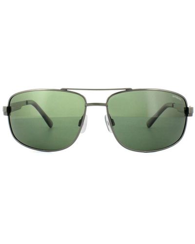 Polaroid Aviator Polarized Sunglasses Metal - Green