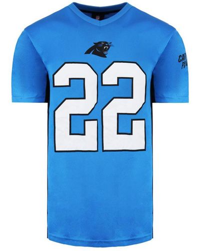 Fanatics Nfl Carolina Panthers Christian Mccaffrey T-Shirt - Blue