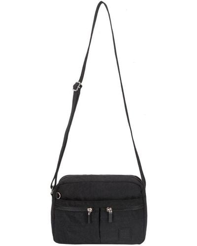 Art-sac Multi Zip Cross Body Bag - Black