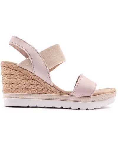 Marco Tozzi Wedge Sandals - Pink