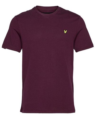 Lyle & Scott Plain T-Shirt - Purple