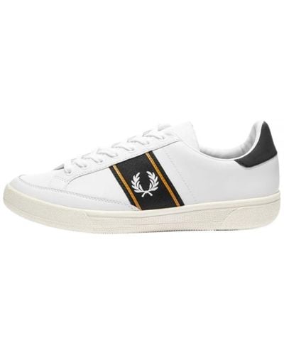 Fred Perry B35 100 Mens Trainers - Wit