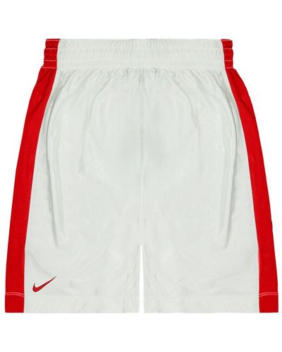 Nike Dri-Fit Supreme Basketball Shorts Stretch Bottoms 119803 101 - Red