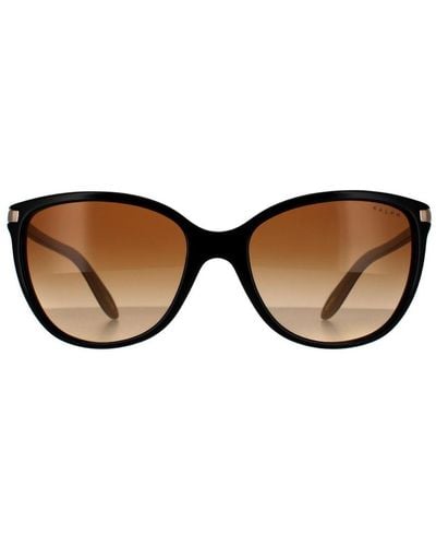 Ralph Lauren By Cat Eye Shiny On Nude Gradient Sunglasses - Grey