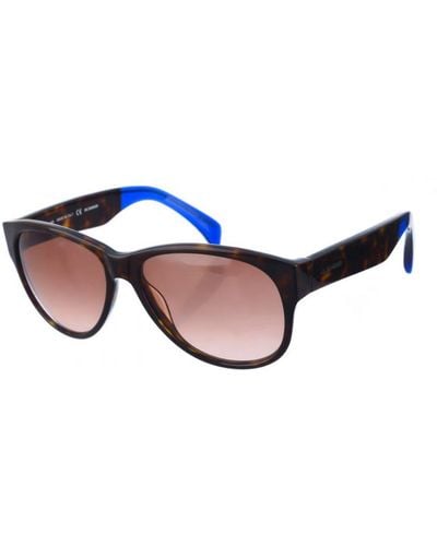 Jil Sander Js725S Oval-Shaped Acetate Sunglasses - Blue