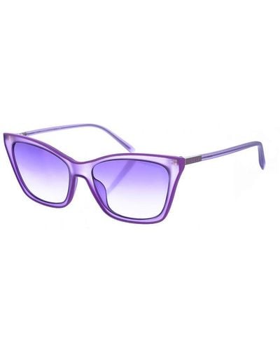 Guess Acetate Sunglasses With Oval Shape Gu3059S - Purple