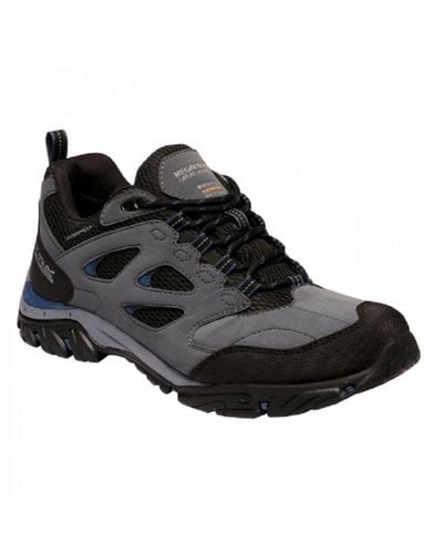 Regatta Holcombe Iep Low Hiking Boots (Granite/Dark Denim) - Black