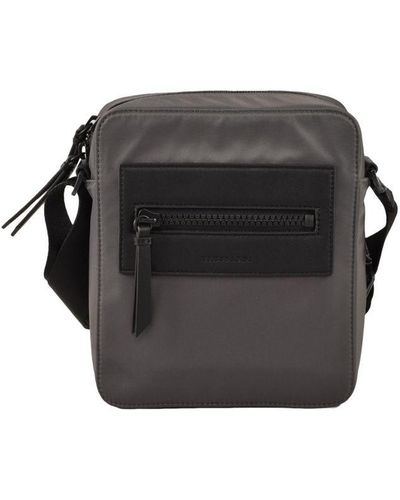 Trussardi Shoulder Bag With Zip Fastening - Black