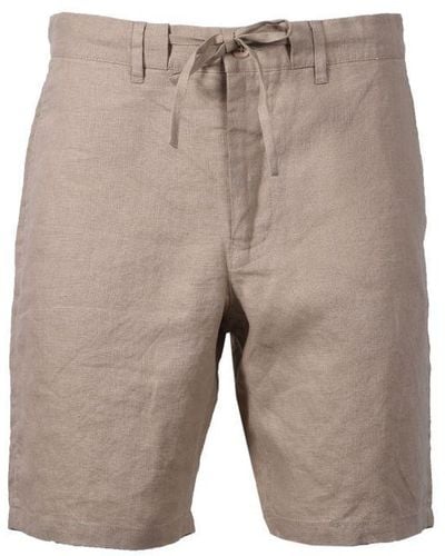 GANT Relaxed Linen Ds Shorts Dry Sand - Grey