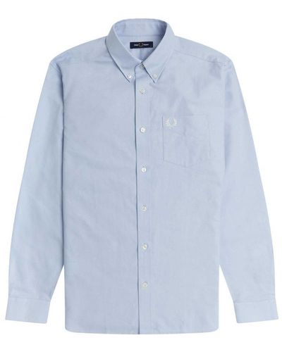 Fred Perry Oxford Light Shirt Cotton - Blue