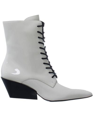 Calvin Klein Faith Shoes Patent Leather - Grey