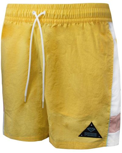 PUMA X Diamond Supply Shorts Casual Yellow Trousers 578237 65 Nylon