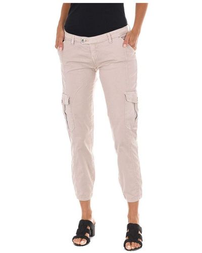 Met Trousers Cargoy Cotton - Blue