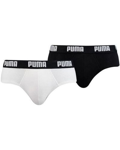 PUMA Basic Brief 2 Pack - Black