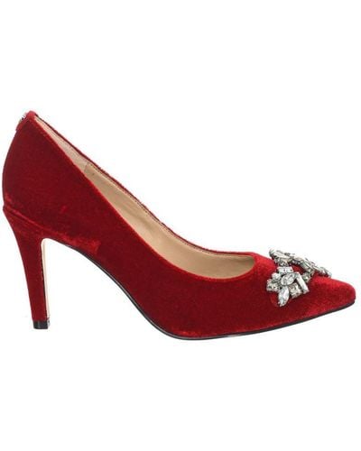 Guess Womenss Pointed Toe Heels Fleld3Fab08 - Red