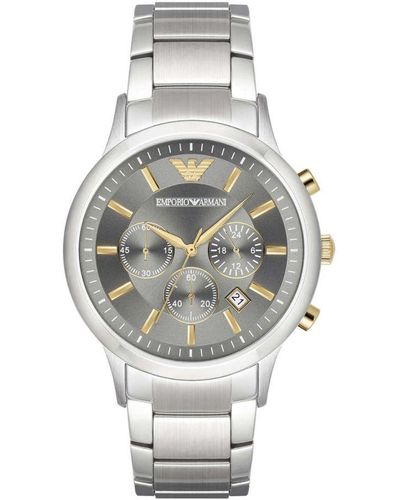 Emporio Armani Chronograaf Horloge Ar11047 - Metallic