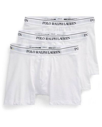 Polo Ralph Lauren 3 Pack Boxer Brief Cotton - White