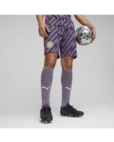 PUMA Manchester City Goalkeeper Shorts - Purple