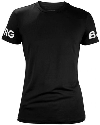 Björn Borg Björn - 's High Performance Short Sleeve T-shirt - Black