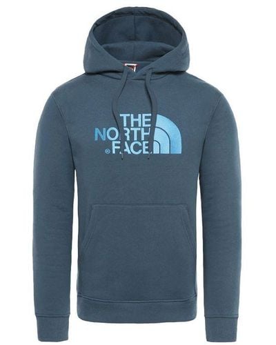 The North Face Drew Peak Embroidery Hoodie - Blue
