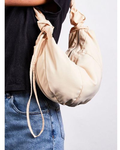 SVNX Soft Oversized Scrunchie Strap Bag - White