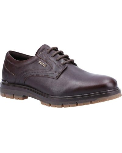 Hush Puppies Parker Leather Oxford Shoes Leather (Archived) - Brown