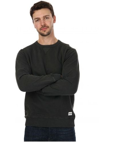 Timberland Sweatshirt Met Ronde Hals Voor , Zwart