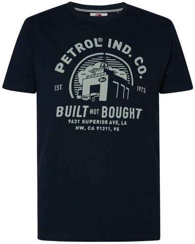 Petrol Industries Industrial T-shirt - Blauw