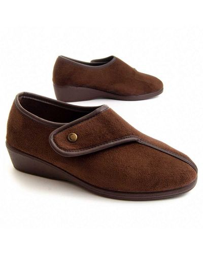 Montevita Wedge Shoe Confortday6 In Brown - Bruin