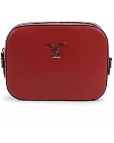 Versace 1969 Abbigliamento Sportivo Srl Milano Italia 19v69 Italia S Camera Bag Red V0322 Ruga Ruga - Rood