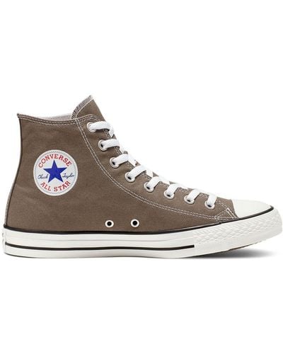 Converse All Star Chuck Taylor High Top Trainers - Brown