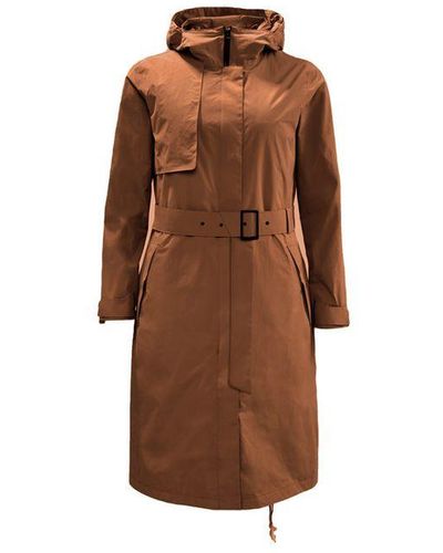 Jack Wolfskin Tech Lab Trench Coat - Brown