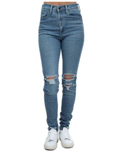 Levi's Levi'S Womenss Mile High Super Skinny Jeans - Blue