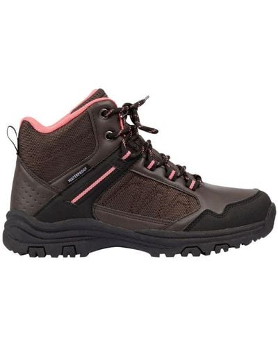 Trespass Ladies Lyre Waterproof Walking Boots (Dark) - Brown