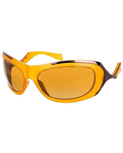 Exte Acetate Sunglasses With Rectangular Shape Ex-66702 - Yellow