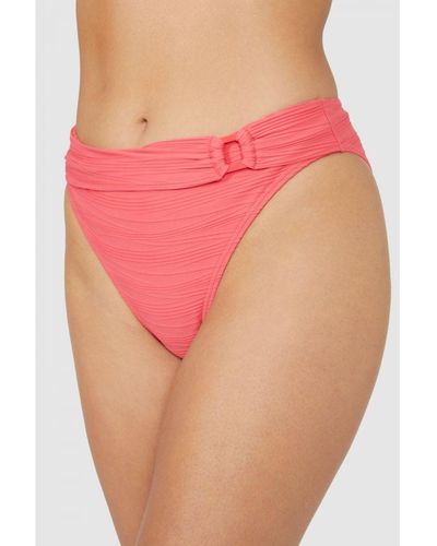 Gorgeous Bikini Bottom With Ring Detail - Pink