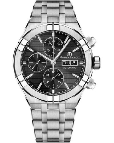 Maurice Lacroix Aikon Silver Watch Ai6038-ss002-330-1 Stainless Steel - Grey