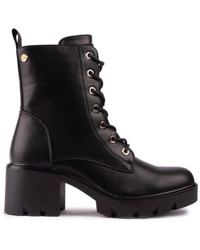 Xti Cleated Boots - Black