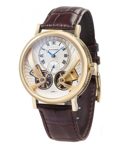 Thomas Earnshaw Beaufort Anatolia Mechanical Automatic Flaxen Watch Es-8059-02 - Brown