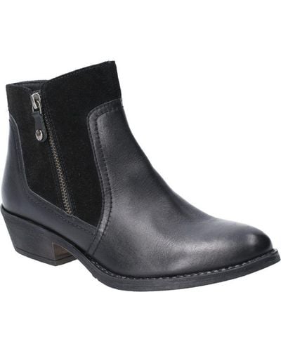Hush puppies boots black 2025