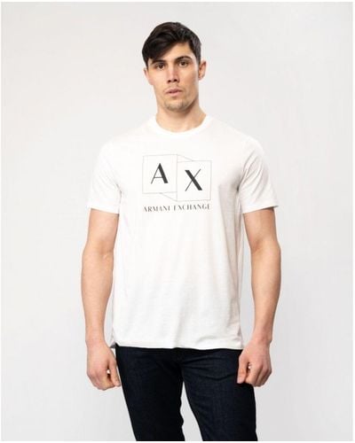 Armani Exchange Graphic Logo T-Shirt - White