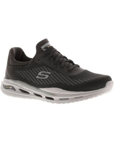 Skechers Trainers Arch Fit Orvan Trayv Lace Up - Black