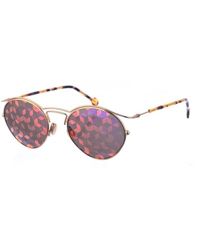 Dior Origins1 Damen-sonnenbrille Mit Runder Form Aus Metall - Roze