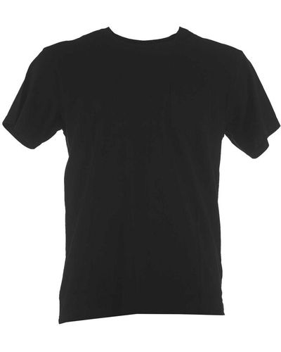 Bomboogie T-shirt Rib Ronde Hals Pkt Te - Zwart