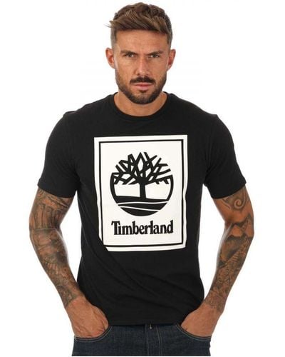 Timberland Stack T-Shirt - Black