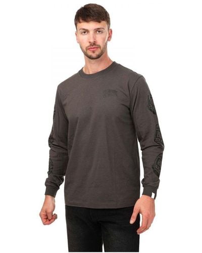 BBCICECREAM Repeat Astro Long Sleeve T-Shirt - Grey