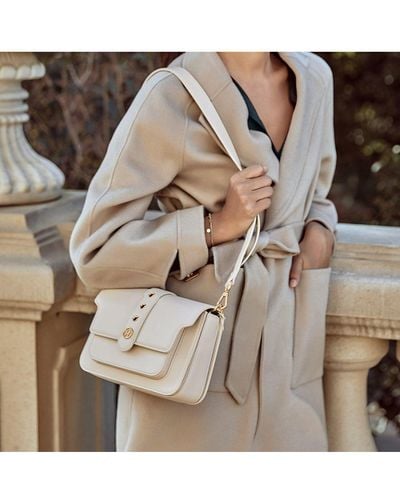 Victoria Hyde London Windsor Handbag Faux Leather - White