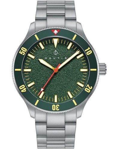 Nautis Diaken Armband Horloge - Groen